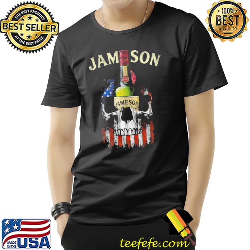 Jameson Skull American Flag Shirt Unisex Jameson Skull American Flag Shirt Unisex