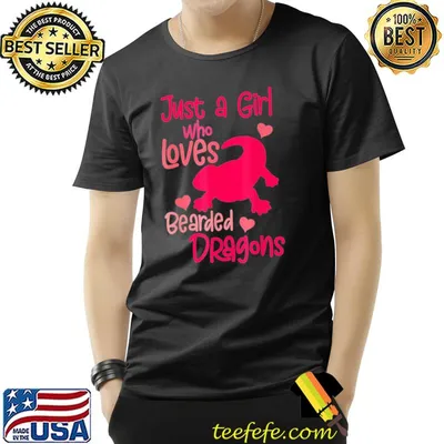 Just a Girl Who Loves Bearded Dragons T-Shirt