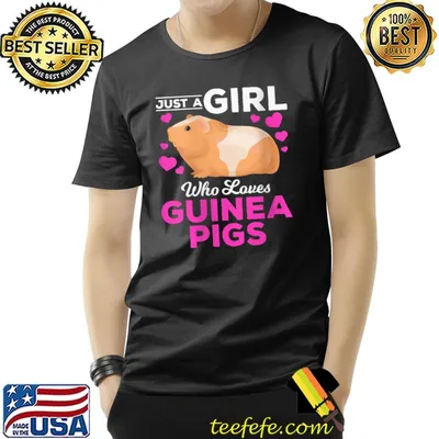 Just A Girl Who Loves Guinea Pigs Guinea Pig Moms T-shirt
