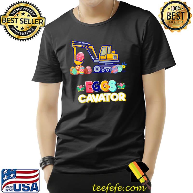 Kids EGGSCAVATOR Eggs Cavator Kids Toddlers Cute Easter Egg Hunt T-Shirt Unisex Kids EGGSCAVATOR Eggs Cavator Kids Toddlers Cute Easter Egg Hunt T-Shirt Unisex