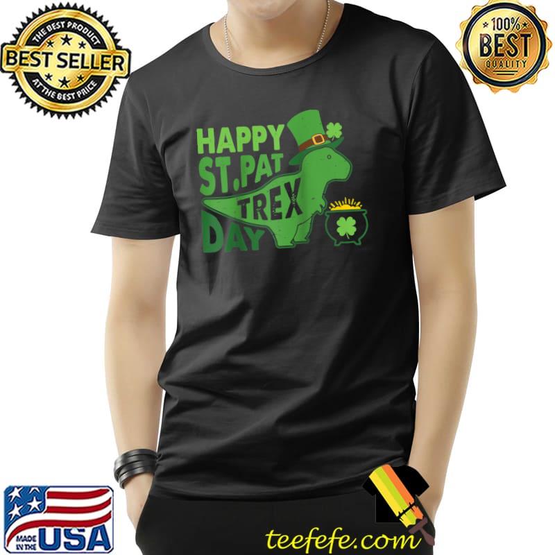 Kids Happy St Pat Trex Day Dino St Patricks Day Toddler Boys T- Unisex Kids Happy St Pat Trex Day Dino St Patricks Day Toddler Boys T- Unisex