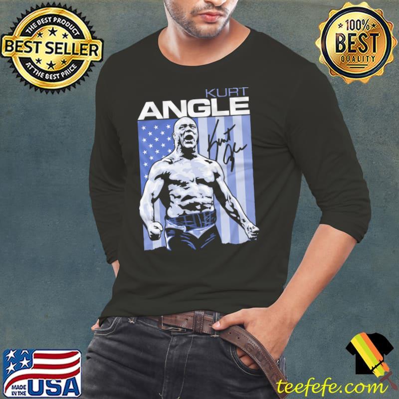 Kurt Face Angle American Flag Shirt Long Sleeve Tee Kurt Face Angle American Flag Shirt Long Sleeve Tee