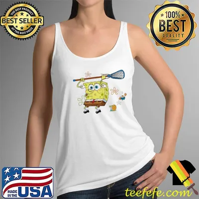 Lacrosse SpongeBob Krabs Gary Shirt