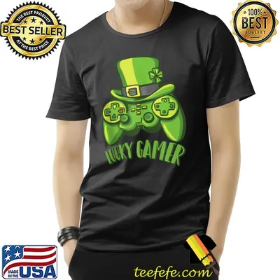 Let The Shenanigans Begin Fun Gamer tee, St Patrick's Day T-shirt