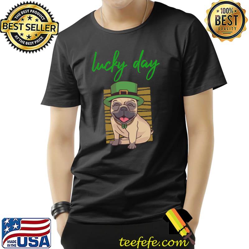 Let The Shenanigans Begin Fun Pug tee, St Patrick's Day T-shirt Let The Shenanigans Begin Fun Pug tee, St Patrick's Day T-shirt
