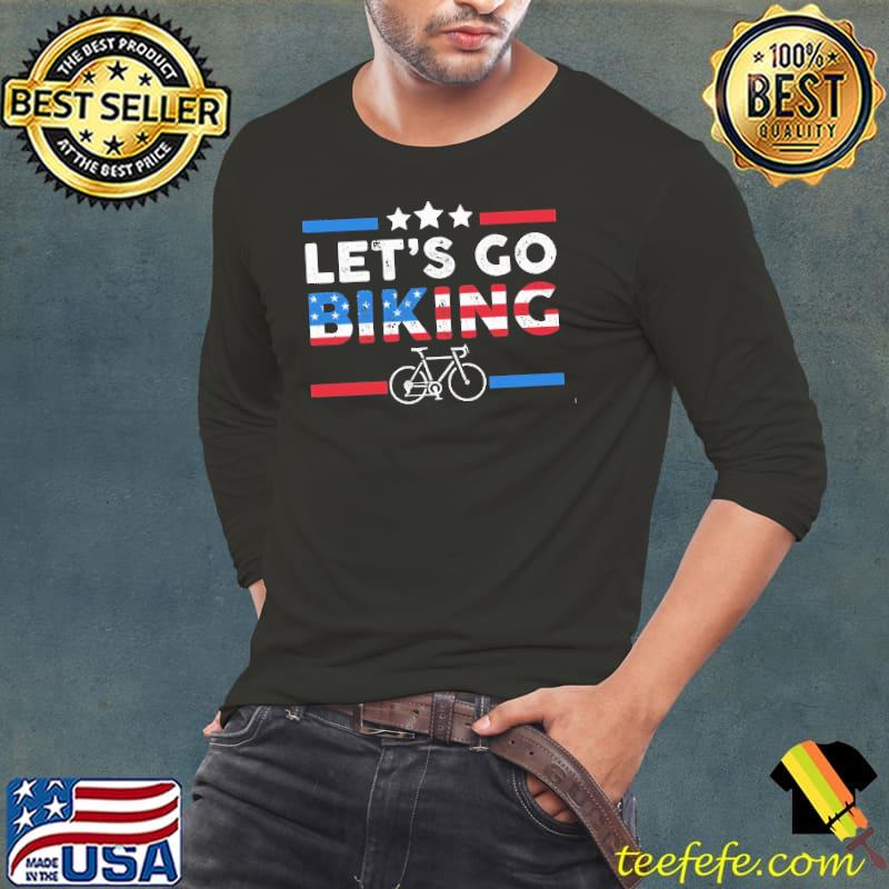 Let's Go Biking American Flag Shirt Let's Go Biking American Flag Shirt