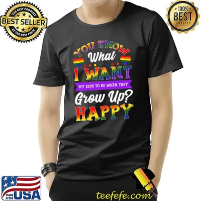 LGBT Parents Rainbow Pride Awareness Gay Support Premium T-Shirt