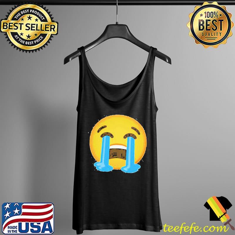 Loudy crying face emojI shortsleeve Tank Top Loudy crying face emojI shortsleeve Tank Top