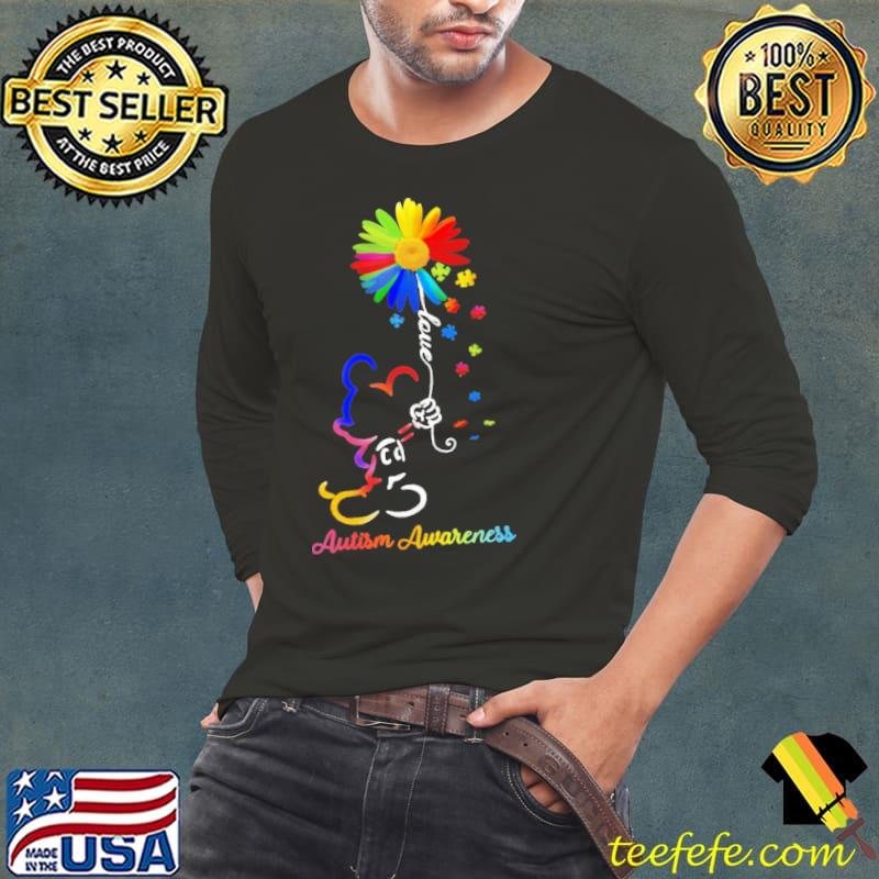 Love Autism Awareness Color Shirt Long Sleeve Tee Love Autism Awareness Color Shirt Long Sleeve Tee