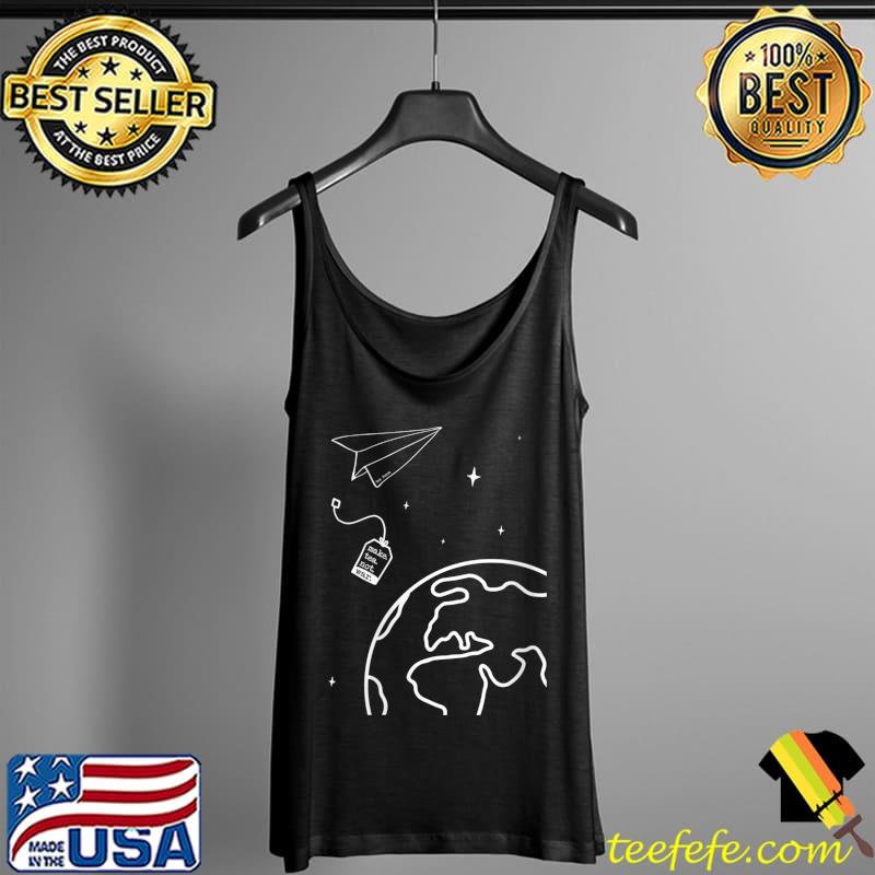 Make Tea Not War Paper Aviator for World Peace Pacifism T- Tank Top Make Tea Not War Paper Aviator for World Peace Pacifism T- Tank Top