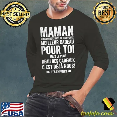 Maman meilieur cadeau pour toi T-shirt