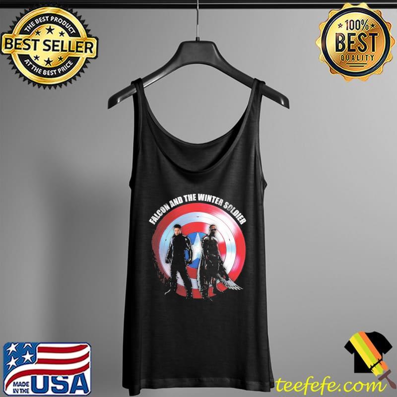 Marvel The Falcon And The Winter Soldier Shield Logo Shirt Tank Top Marvel The Falcon And The Winter Soldier Shield Logo Shirt Tank Top