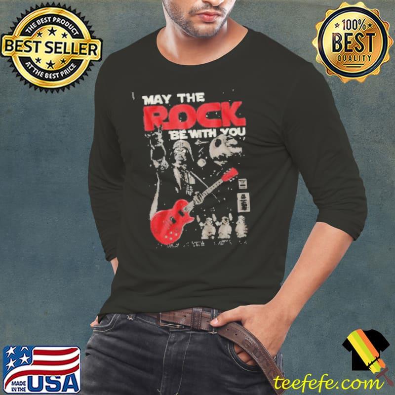 May The Rock Be With You Dath Vander Shirt Long Sleeve Tee May The Rock Be With You Dath Vander Shirt Long Sleeve Tee