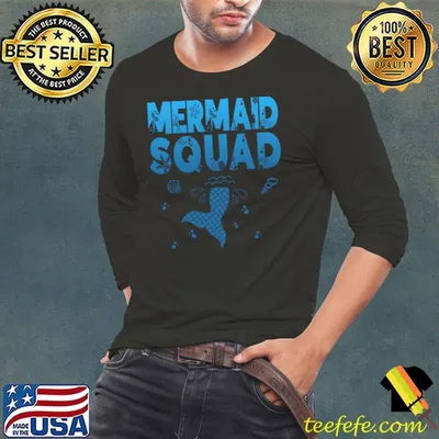 Mermaid Birthday Squad Party T-shirt