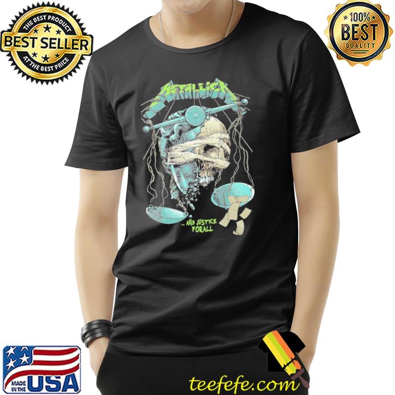 Metallica And Justice Forall Skull Shirt Unisex Metallica And Justice Forall Skull Shirt Unisex