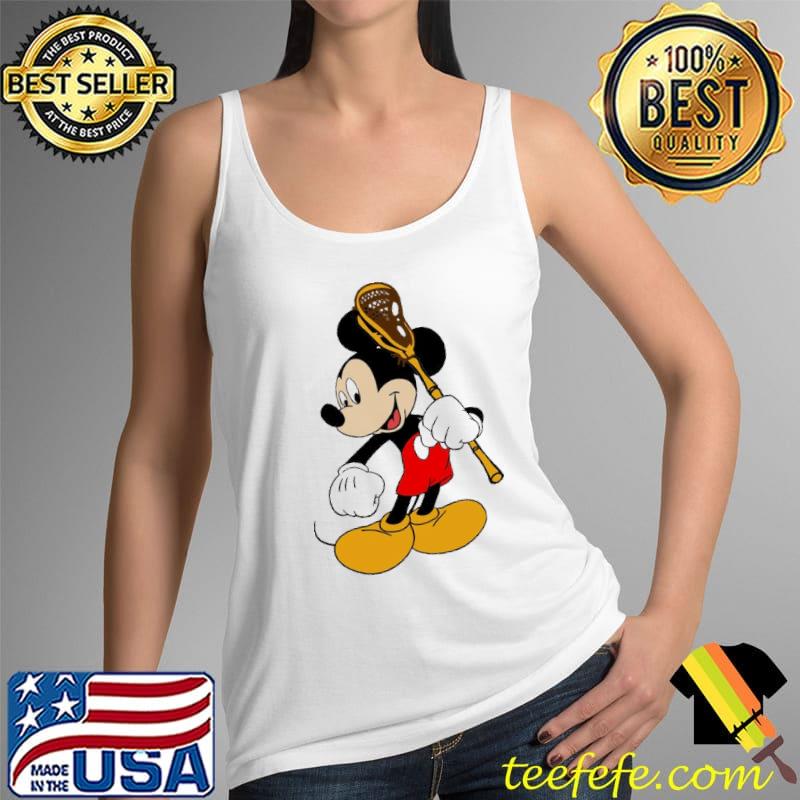 Mickey lacrosse stick shirt
