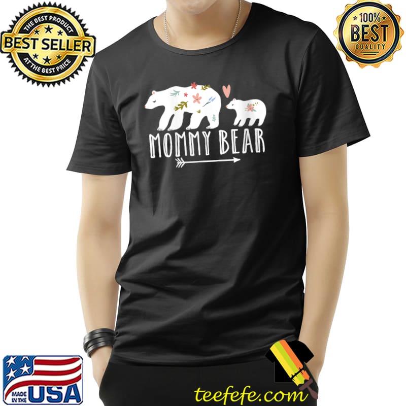 Mommy Bear 1 Cub Mommy Bear Twin Mommy 1 Kid Mother's Day T- Unisex Mommy Bear 1 Cub Mommy Bear Twin Mommy 1 Kid Mother's Day T- Unisex