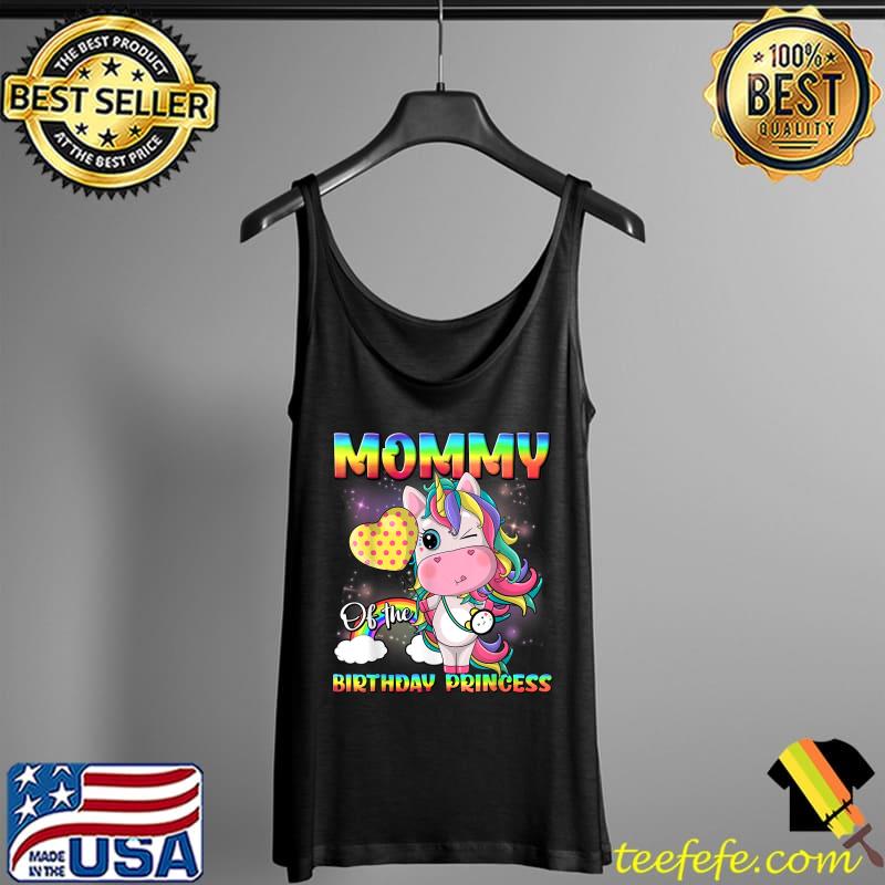 Mommy of the Birthday Princess Dabbing or Flossing Unicorn T-Shirt Tank Top Mommy of the Birthday Princess Dabbing or Flossing Unicorn T-Shirt Tank Top