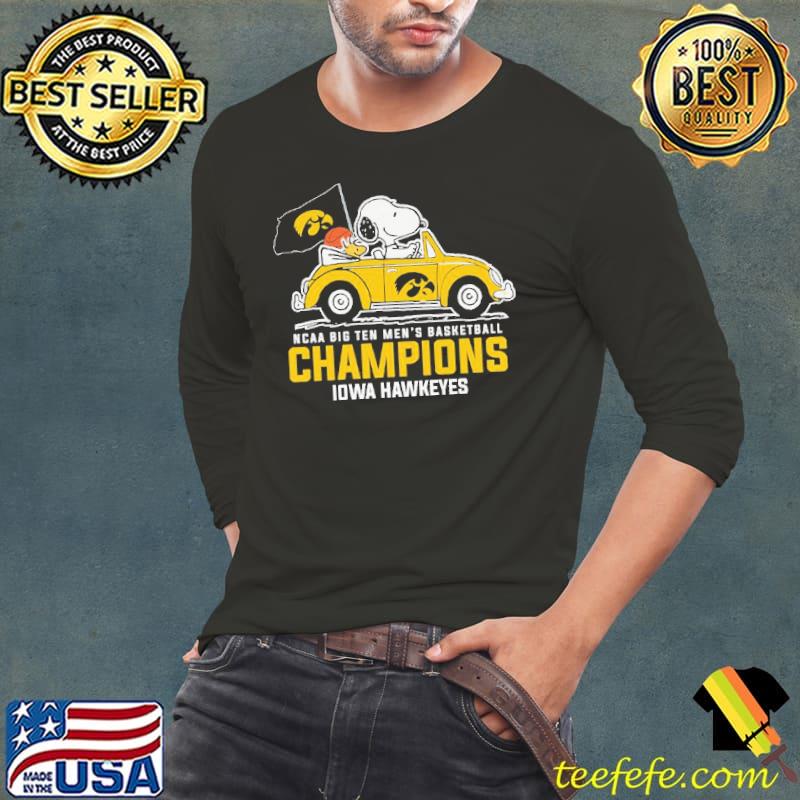 NCAA Sec Men's Basketball Champions Iowa Hawkeyes Snoopy Shirt Long Sleeve Tee NCAA Sec Men's Basketball Champions Iowa Hawkeyes Snoopy Shirt Long Sleeve Tee