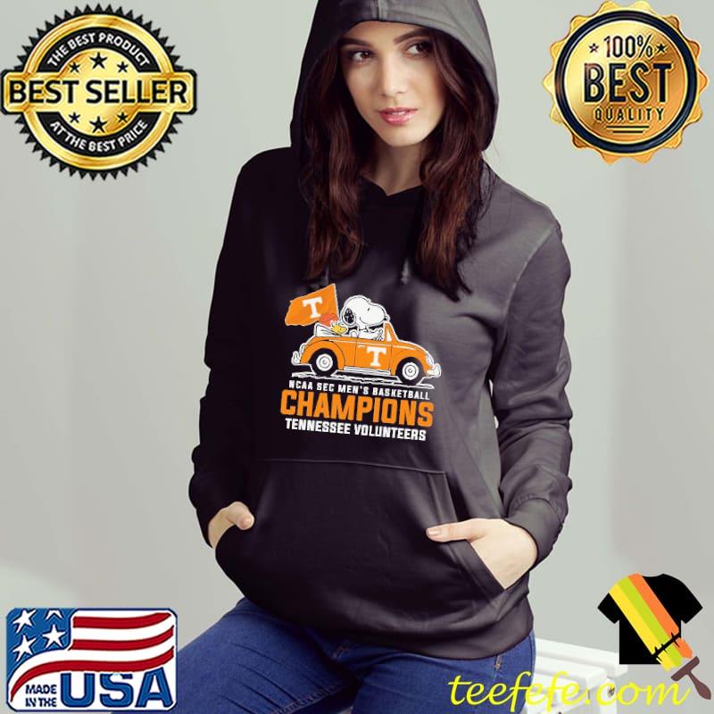 NCAA Sec Men's Basketball Champions Tennessee Volunteers Snoopy Shirt Hoodie NCAA Sec Men's Basketball Champions Tennessee Volunteers Snoopy Shirt Hoodie