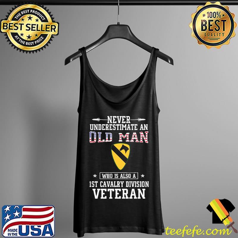 Never Underestimate a 1st Air Cavalry Division Veteran Veterans Day Christmas Gift Shirt Tank Top Never Underestimate a 1st Air Cavalry Division Veteran Veterans Day Christmas Gift Shirt Tank Top