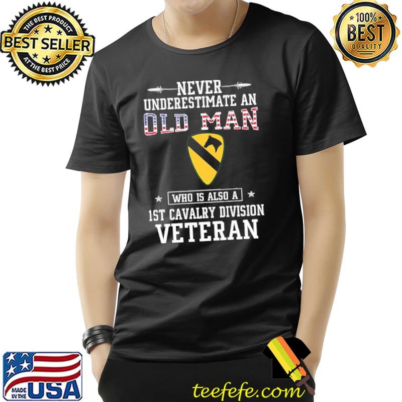 Never Underestimate a 1st Air Cavalry Division Veteran Veterans Day Christmas Gift Shirt Unisex Never Underestimate a 1st Air Cavalry Division Veteran Veterans Day Christmas Gift Shirt Unisex