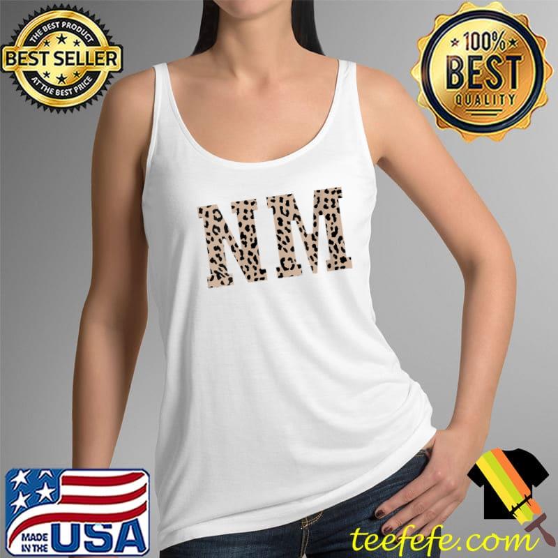 New Mexico State Pride Leopard Custom State Letters T- Tank Top New Mexico State Pride Leopard Custom State Letters T- Tank Top