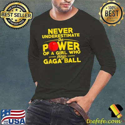 Nice Gaga Ball Pit Player Girl Plays Ga-Ga Team T-shirt