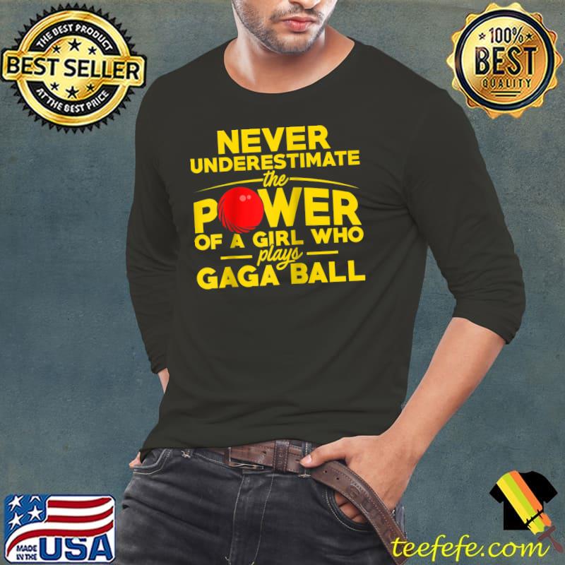 Nice Gaga Ball Pit Player Girl Plays Ga-Ga Team T-shirt
