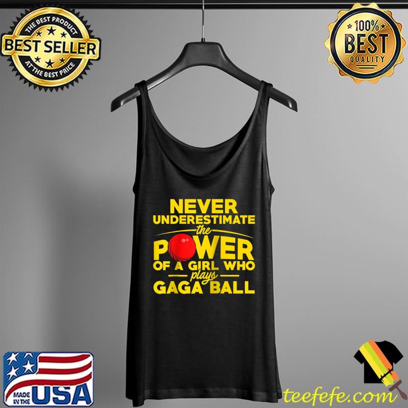 Nice Gaga Ball Pit Player Girl Plays Ga-Ga Team T- Tank Top Nice Gaga Ball Pit Player Girl Plays Ga-Ga Team T- Tank Top