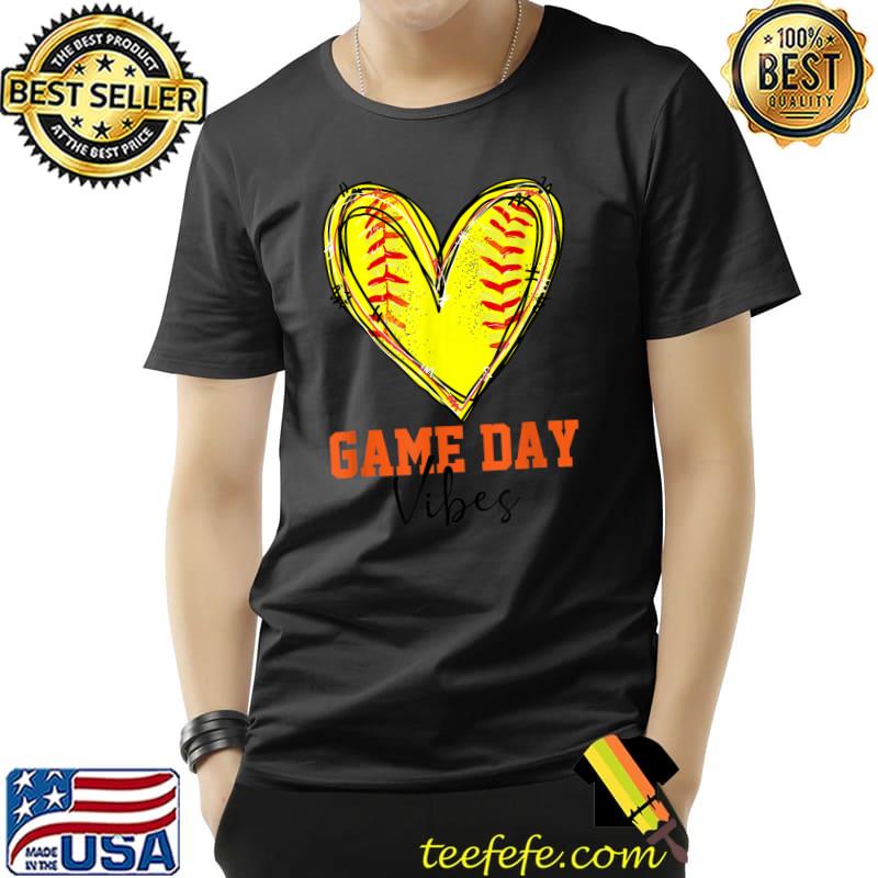 Novelty Softball Game Day Vibes Softball Mom Softball Season T-Shirt Unisex Novelty Softball Game Day Vibes Softball Mom Softball Season T-Shirt Unisex