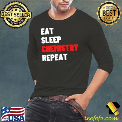Official Eat Sleep Chemistry Repeat - Funny Chemist Gift T-shirt