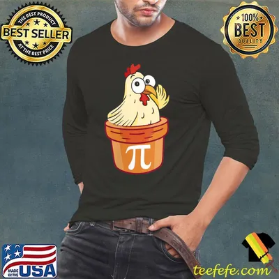 Official Math Teacher Lover Funny math joke Chicken Pot Pie T-shirt