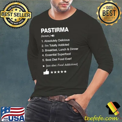 Official Pastirma Definition Meaning Funny T-Shirt