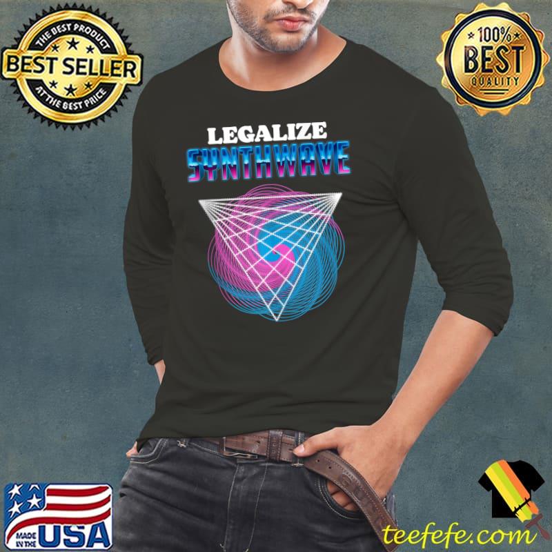 Original The Vaporwave Vampires of Synth City T- Long Sleeve Tee Original The Vaporwave Vampires of Synth City T- Long Sleeve Tee
