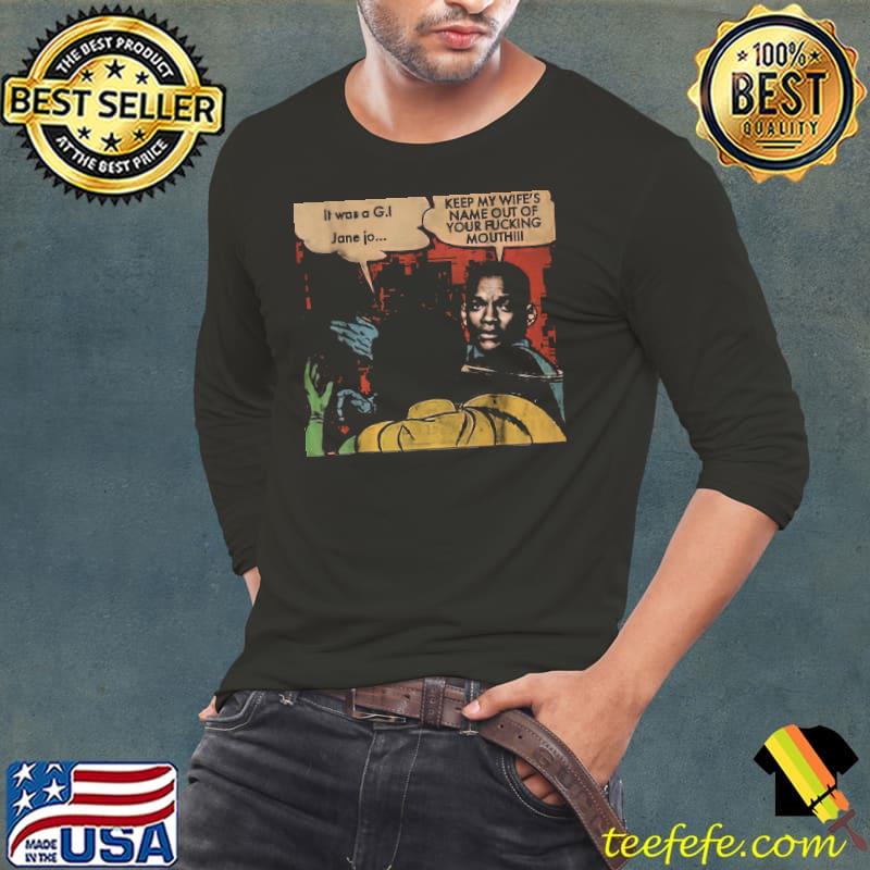 Oscar 2022 keep my wife's name out your mouth Long Sleeve Tee Oscar 2022 keep my wife's name out your mouth Long Sleeve Tee