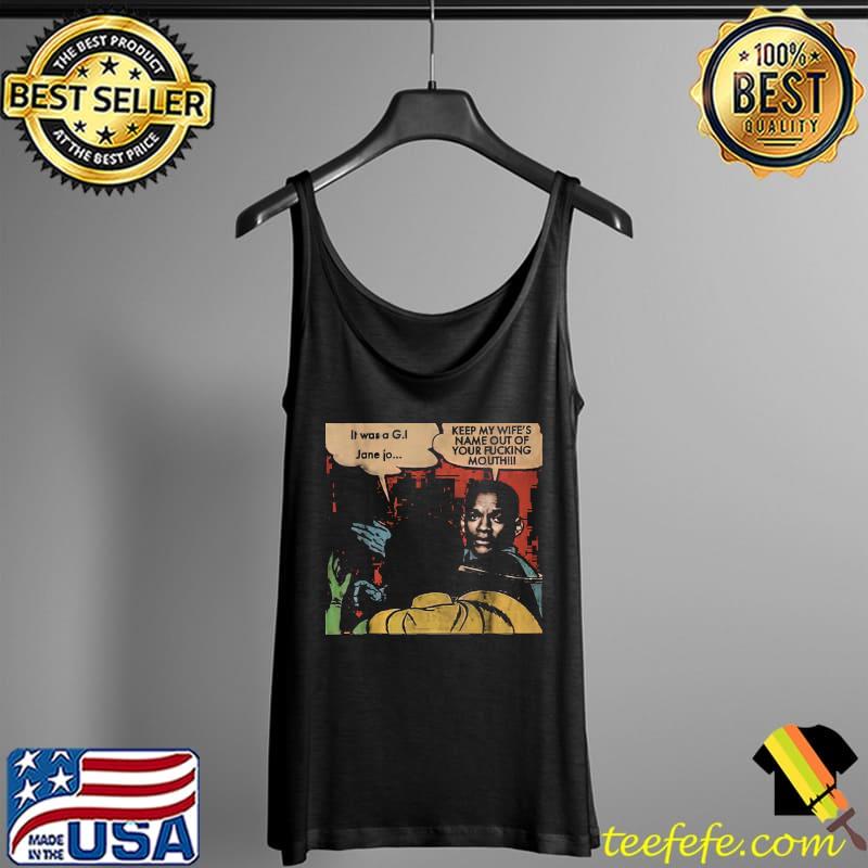 Oscar 2022 keep my wife's name out your mouth Tank Top Oscar 2022 keep my wife's name out your mouth Tank Top