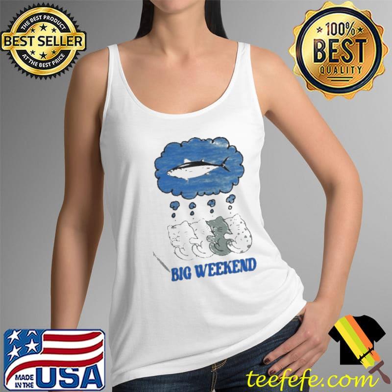Paperbeatsscissors big weekend cats dreaming Tank Top Paperbeatsscissors big weekend cats dreaming Tank Top