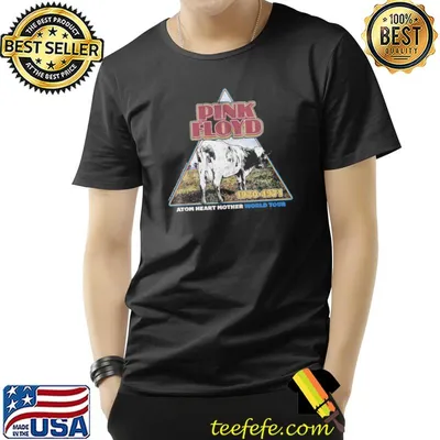Pink Floyd atom heart mother world tour mens shirt