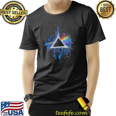 Pink Floyd dark side of the moon paint shirt