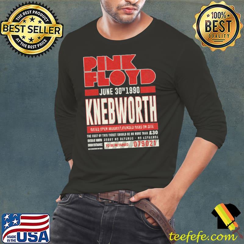 Pink Floyd knebworth 90 red Long Sleeve Tee Pink Floyd knebworth 90 red Long Sleeve Tee