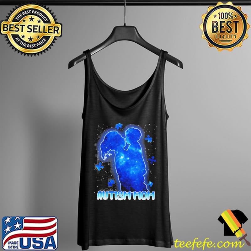 Premium Autism Mom Lovely Blue Shirt Tank Top Premium Autism Mom Lovely Blue Shirt Tank Top
