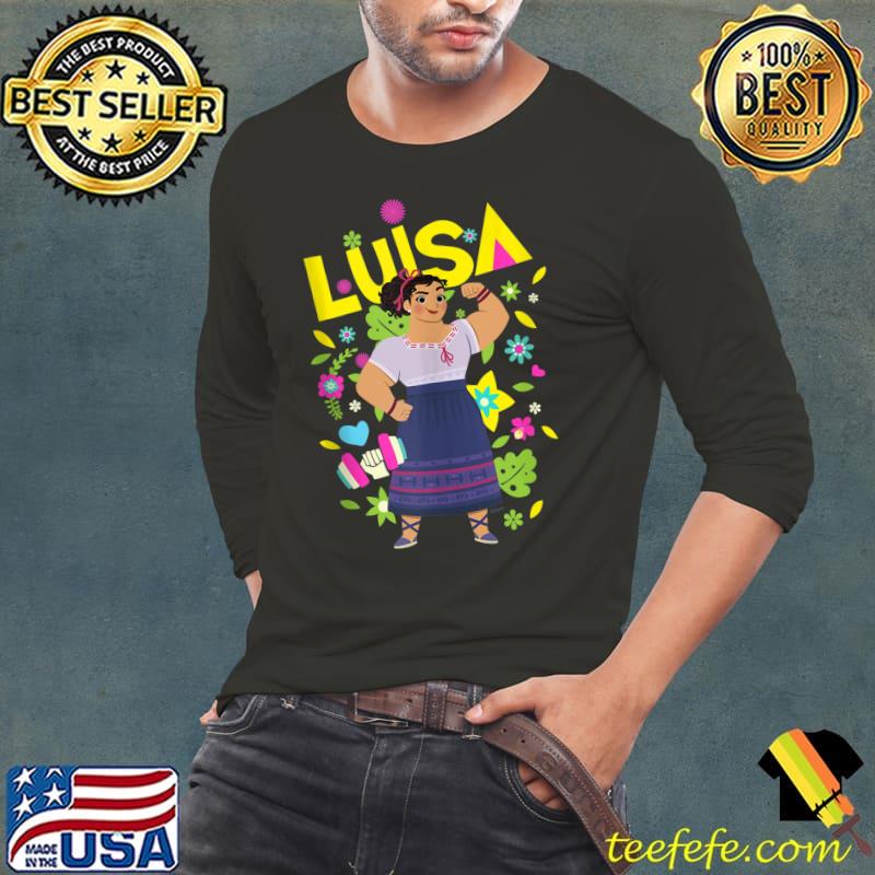 Premium Disney Encanto Luisa Madrigal Floral T-shirt Premium Disney Encanto Luisa Madrigal Floral T-shirt