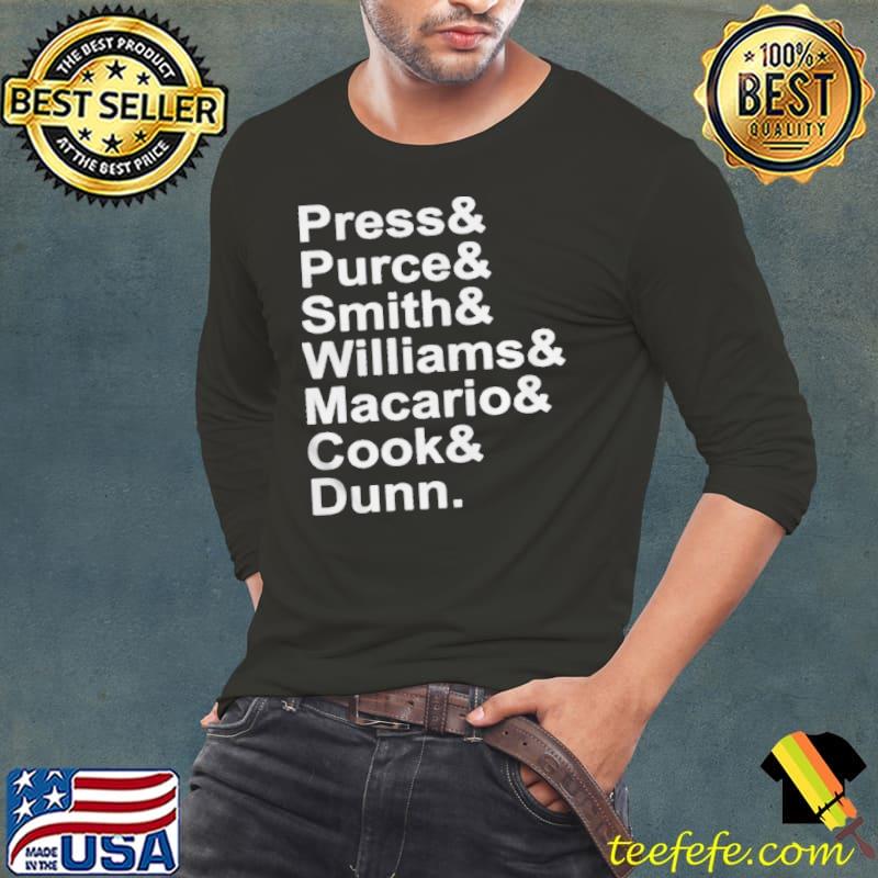 Press purce smith williams maccario cook dunn Long Sleeve Tee Press purce smith williams maccario cook dunn Long Sleeve Tee