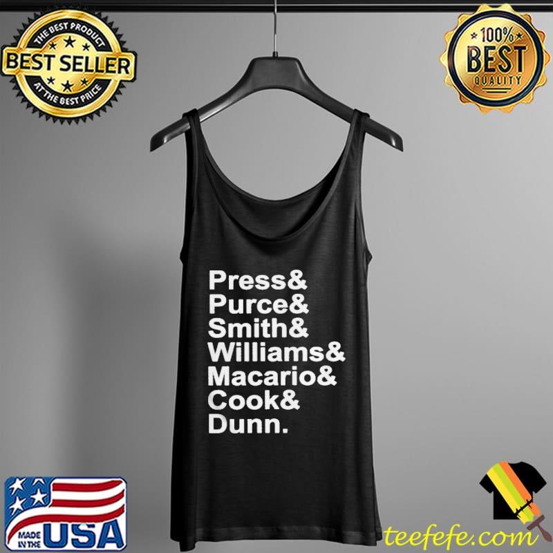 Press purce smith williams maccario cook dunn Tank Top Press purce smith williams maccario cook dunn Tank Top