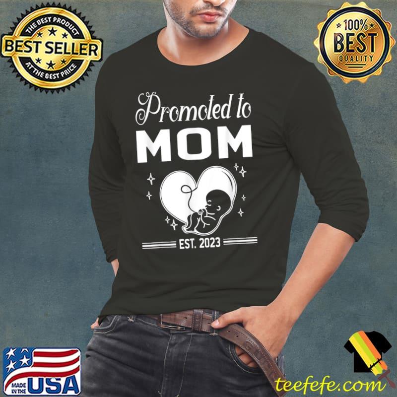 Promoted to Mom 2023 Tie Dye First Time Mom T-Shirt Long Sleeve Tee Promoted to Mom 2023 Tie Dye First Time Mom T-Shirt Long Sleeve Tee
