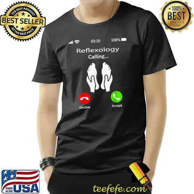 Reflexology is calling funny reflexologist massage T-Shirt