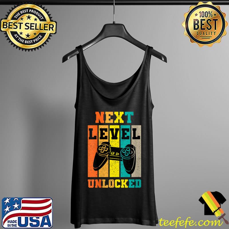 Retro Vintage Gamer Next Level Unlocked T- Tank Top Retro Vintage Gamer Next Level Unlocked T- Tank Top