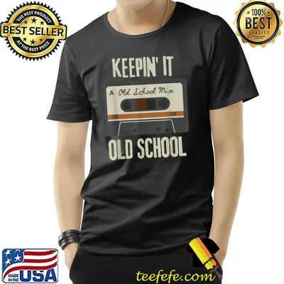 Retro Vintage Music Tee Old School Hip Hop 80s 90s Mixtape T-Shirt