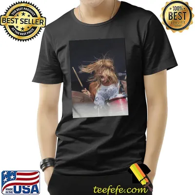 Rip taylor hawkins rock drummer foo fighters shirt
